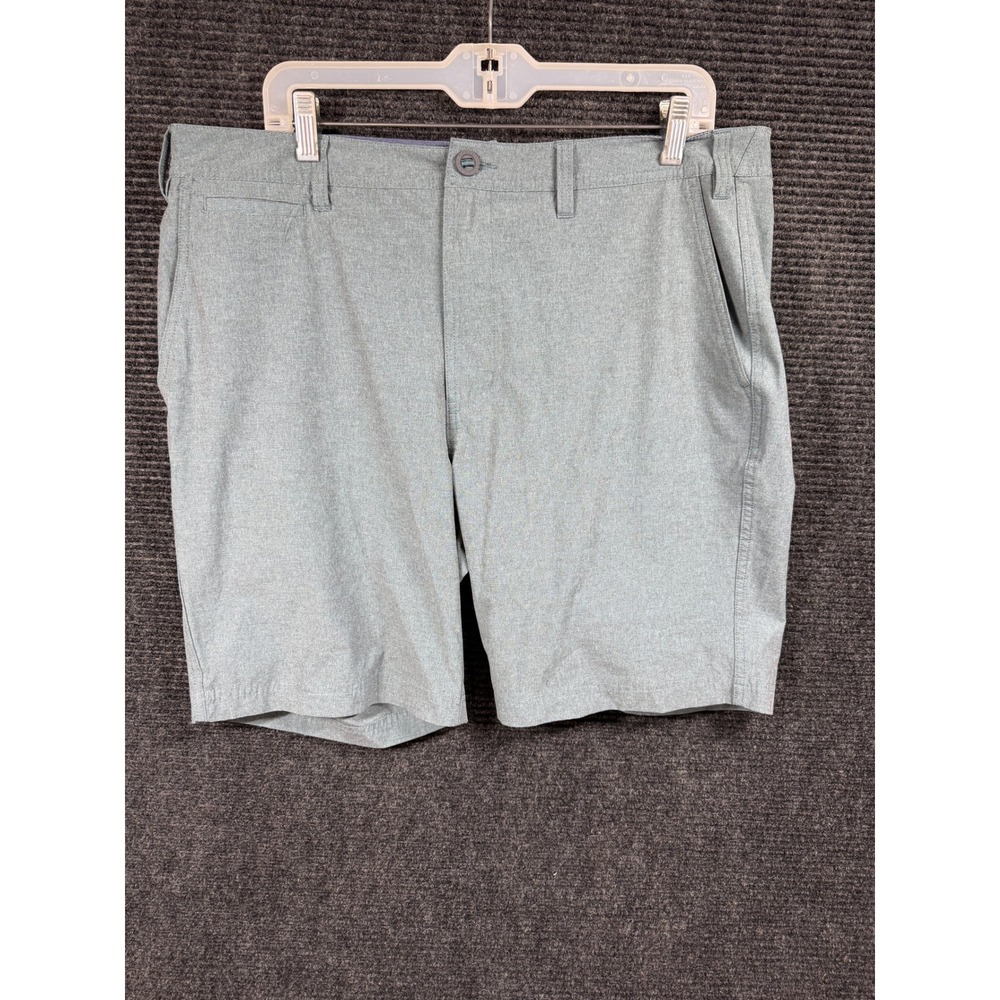 Orvis Mens Performance Chino Shorts 36 Heathered Sage Green Stretch Utility 2XNR